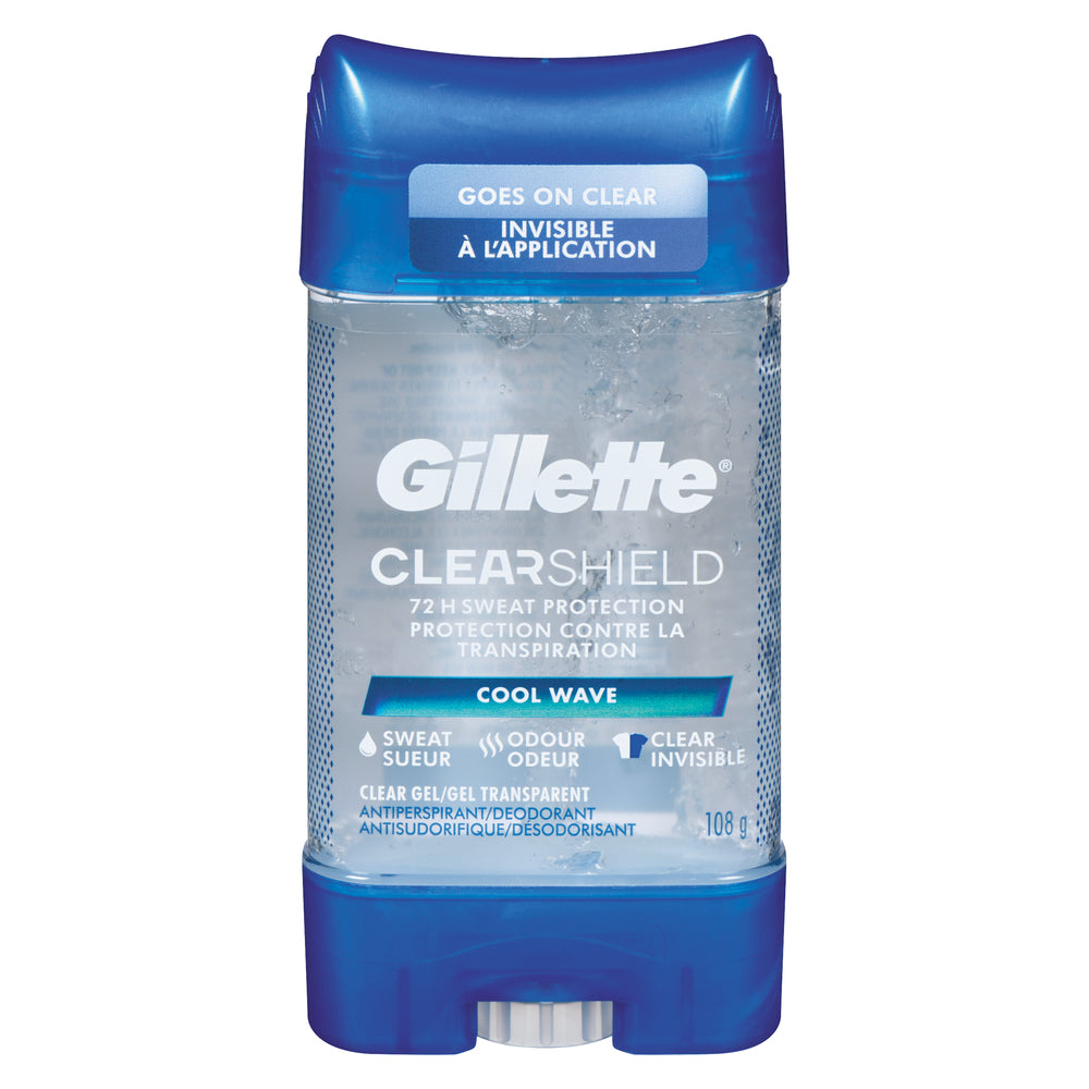 GILLETTE DEODORANT GEL COOL WAVE, 3 X 108 G