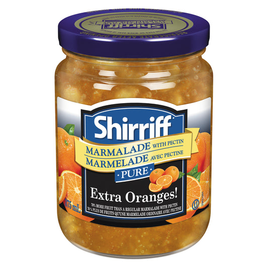SHIRRIFF EXTRA ORANGE MARMALADE, 12 X 375 ML