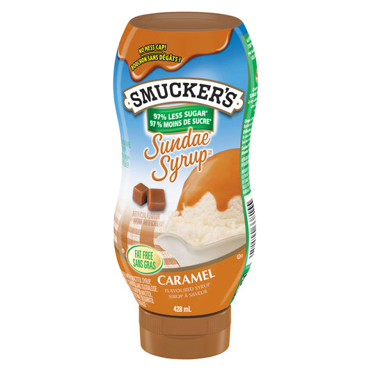 SMUCKERS CARAMEL TOPPING SUGAR-FREE, 12 X 428 ML