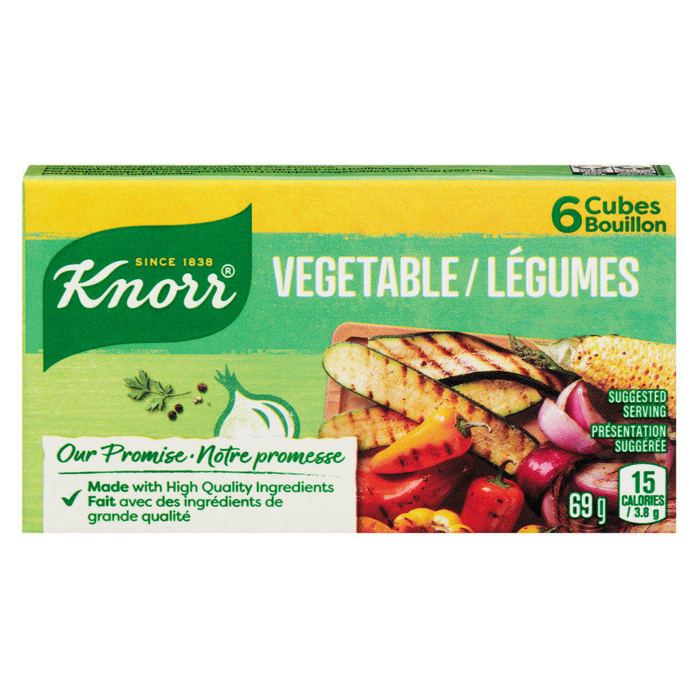 KNORR VEGETABLE BOUILLON CUBES (6), 24 X 69 G