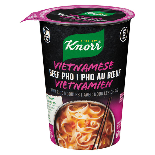 KNORR SOUP CUP VIETNAMESE BEEF PHO, 8 X 60 G