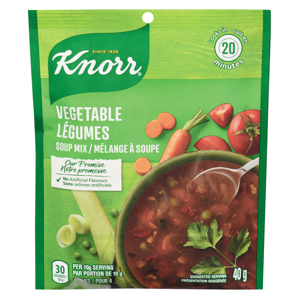 KNORR SOUP VEGETABLE POTAGE, 12 X 40 G