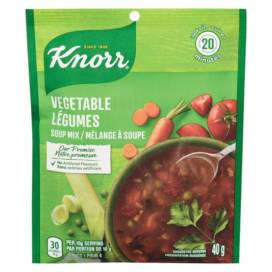 KNORR SOUP VEGETABLE POTAGE, 12 X 40 G