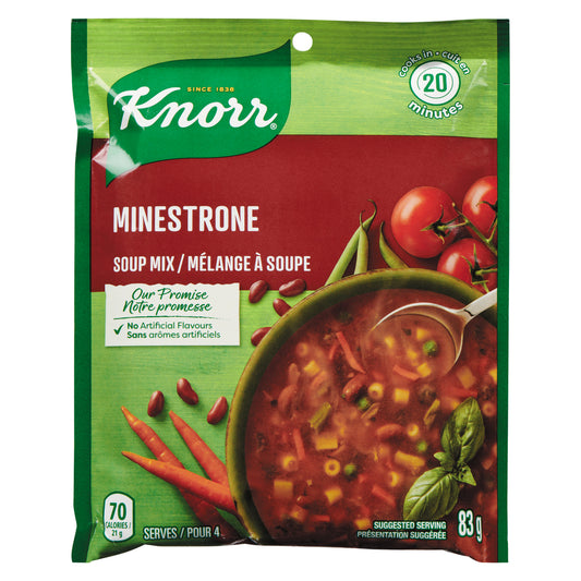 KNORR SOUP MINISTRONE, 12 X 83 G