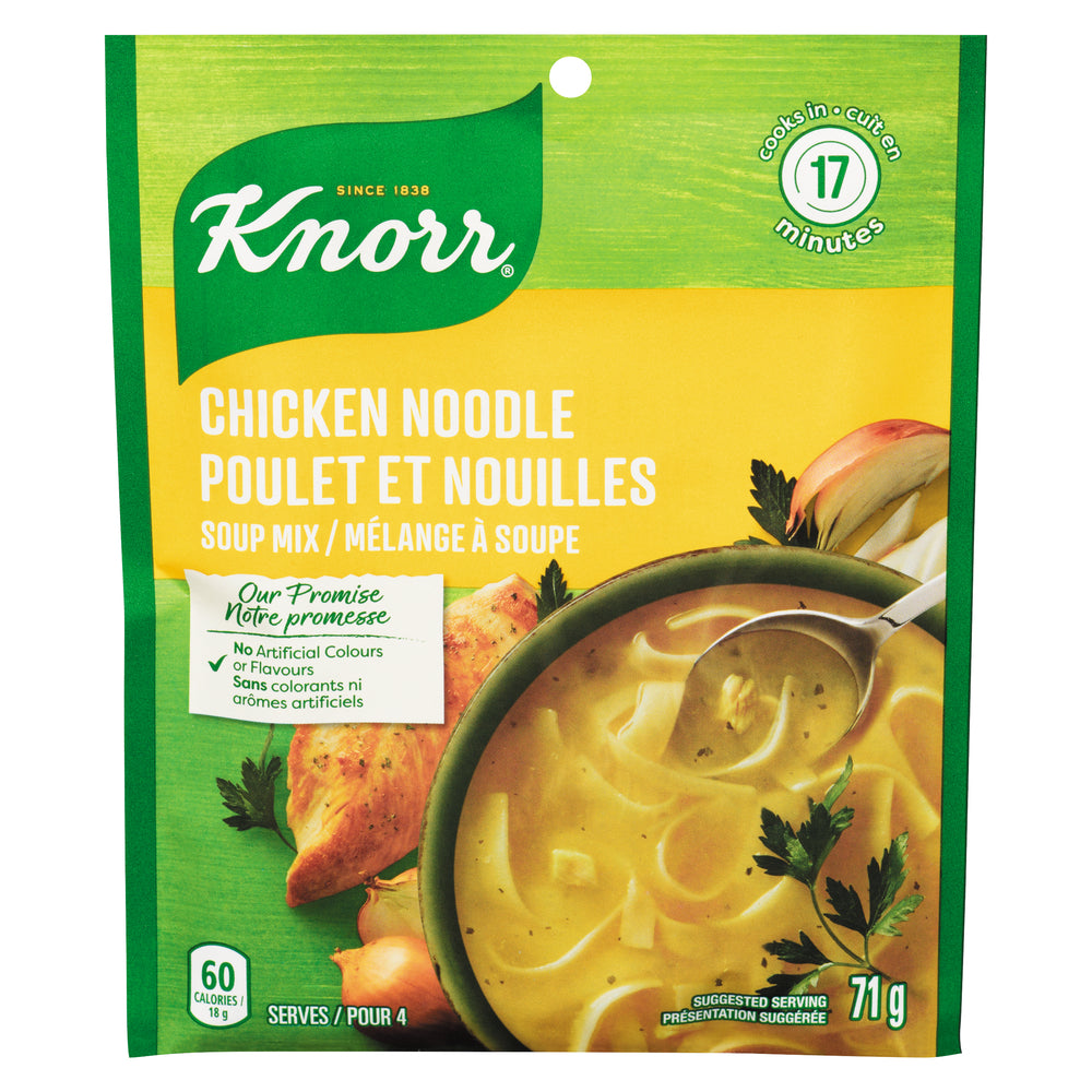 KNORR SOUP CHICKEN NOODLE, 12 X 71 G