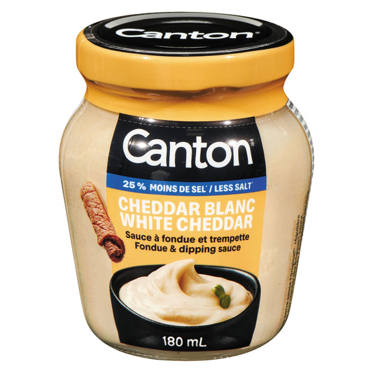 CANTON CHEDDAR FONDUE SAUCE, 12 X 180 ML