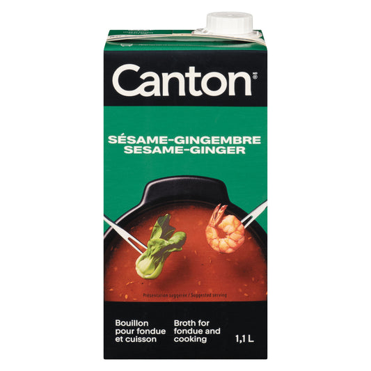 CANTON ORIENTAL FONDUE BROTH, 12 X 1.1 L