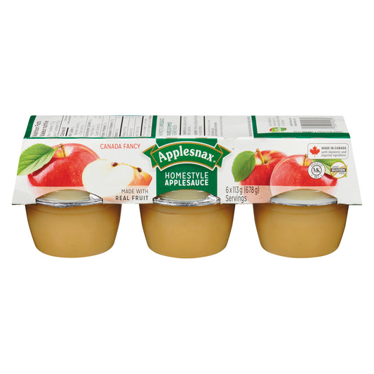 APPLESNAX HOMEMADE APPLE-STYLE COMPOTE, 12 X 678 G