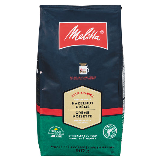 MELITTA HAZELNUT CREAM COFFEE, 6 X 907 G