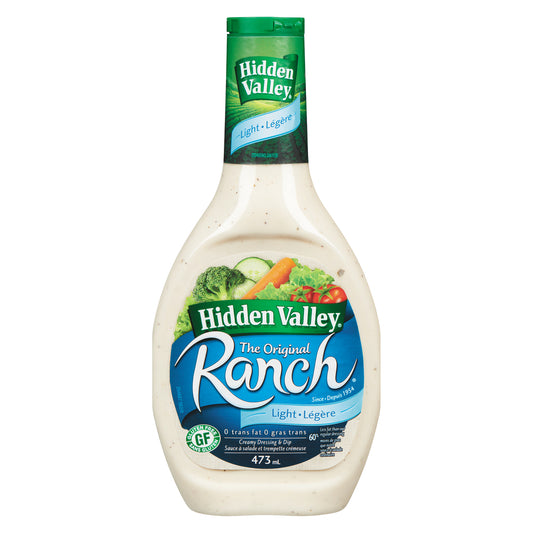 HIDVALL LIGHT RANCH VINAIGRETTE, 6 X 473 ML