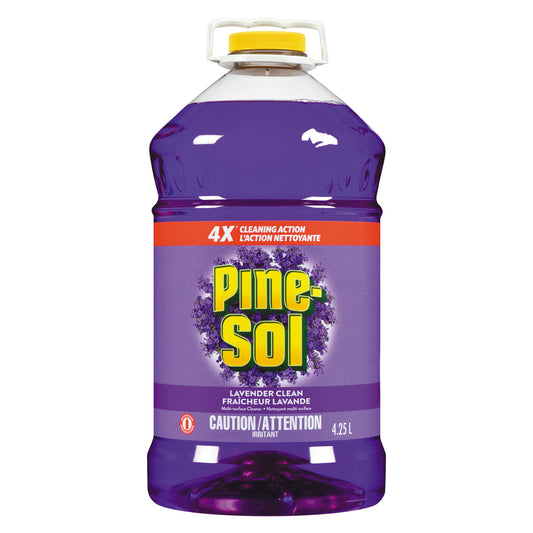 PINE-SOL LAVENDER SCENT CLEANER, 3 X 4.25 L