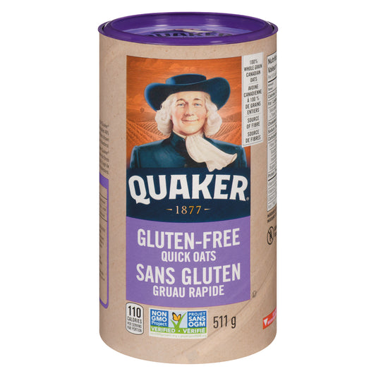 QUAKER OAT FLAKES GLUTEN-FREE, 12 X 511 G