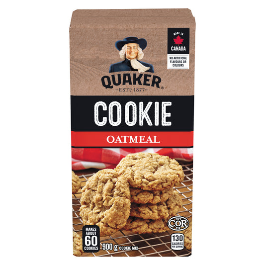 QUAKER OATMEAL COOKIE MIX, 12 X 900 G