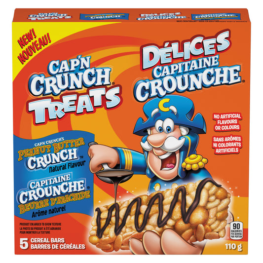 CAPTCRNC PEANUT BUTTER CEREAL BAR, 12 X 110 G
