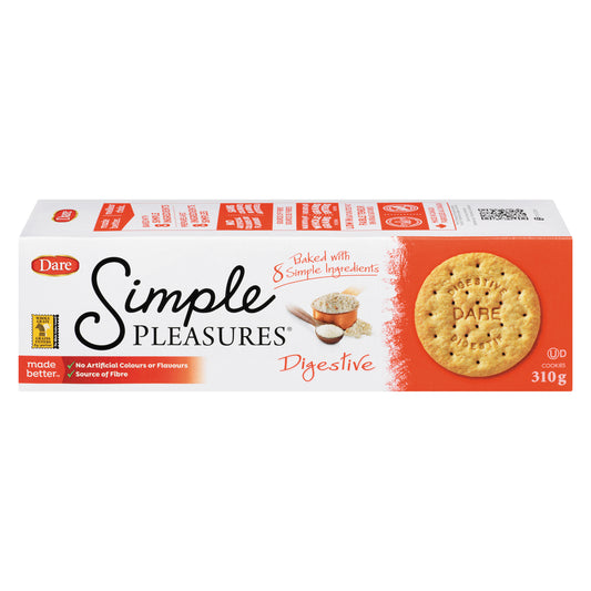 DARE SIMPLE PLEASURE DIGESTIVE COOKIES, 12 X 310 G