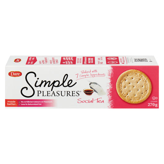 DARE SIMPLE PLEASURE SOCIAL TEA COOKIES, 12 X 270 G