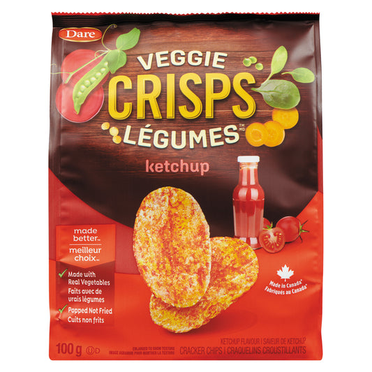 DARE KETCHUP FLAVOR CRISPS, 12 X 100 G
