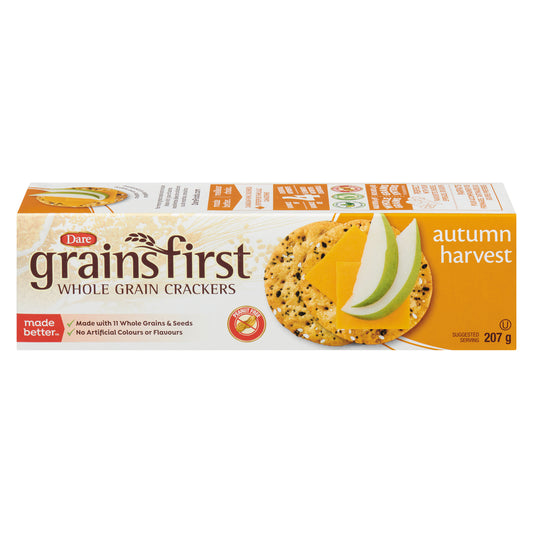 DARE GRAINFIRST AUTUMN HARVEST CRACKERS, 12 X 207 G