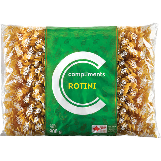COMPLIMENTS ROTINI PASTA, 12 X 900 G