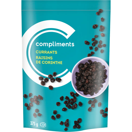 COMPLIMENTS CORINTH RAISINS, 12 X 375 G