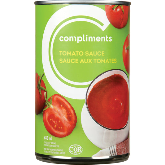 COMPLIMENTS TOMATO SAUCE, 12 X 680 ML