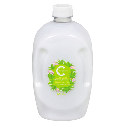 COMPLIMENTS ALOE VERA HAND SOAP, 6 X 1.65 L