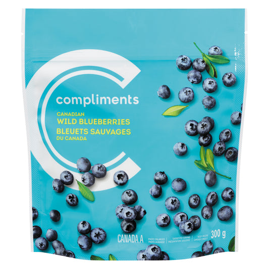 COMPLIMENTS WILD BLUEBERRIES, 12 X 300 G