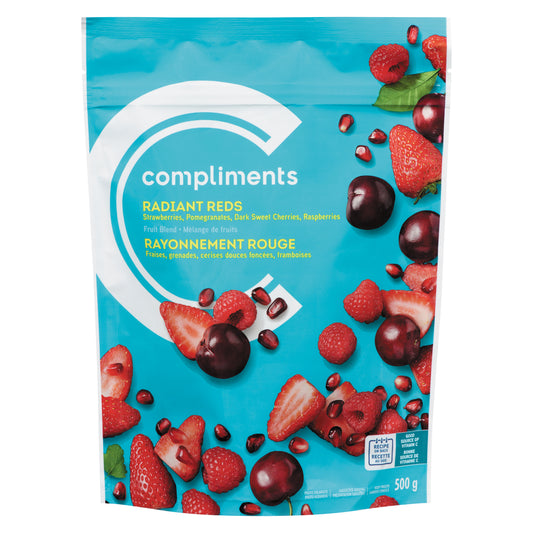 COMPLIMENTS FROZEN RED FRUIT MIX, 12 X 500 G