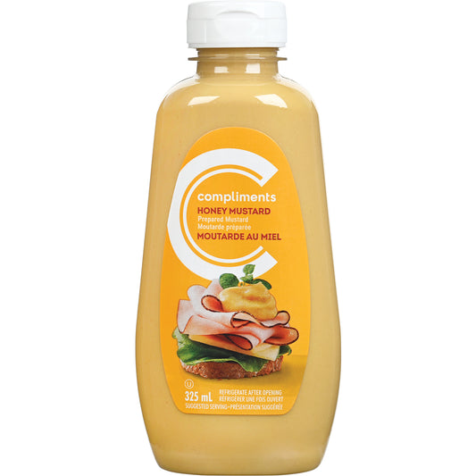 COMPLIMENTS HONEY MUSTARD, 12 X 325 ML