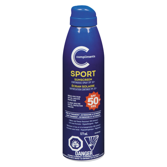 COMPLIMENTS SUNSCREEN SPF 50, 6 X 177 ML
