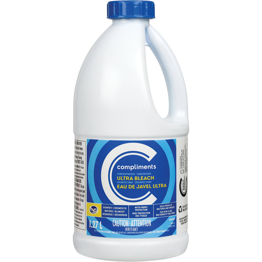 COMPLIMENTS ULTRA CONCENTRATED BLEACH, 10 X 1.27 L