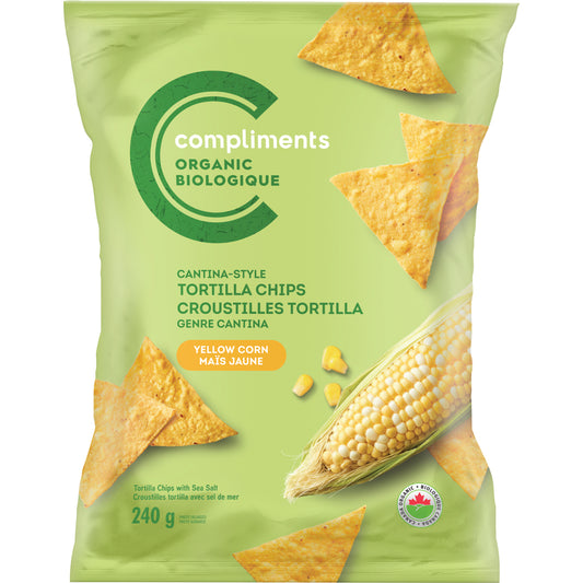 COMPLIMENTS ORGANIC CANTINA CHIPS, 6 X 240 G