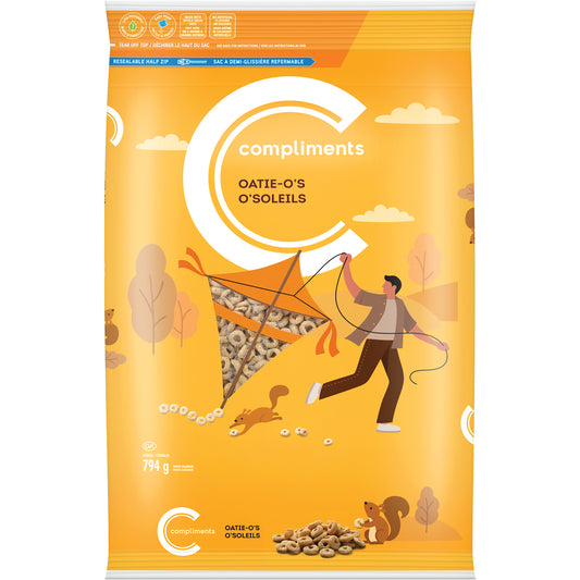 COMPLIMENTS OATIE-O CEREAL BAG, 8 X 794 G