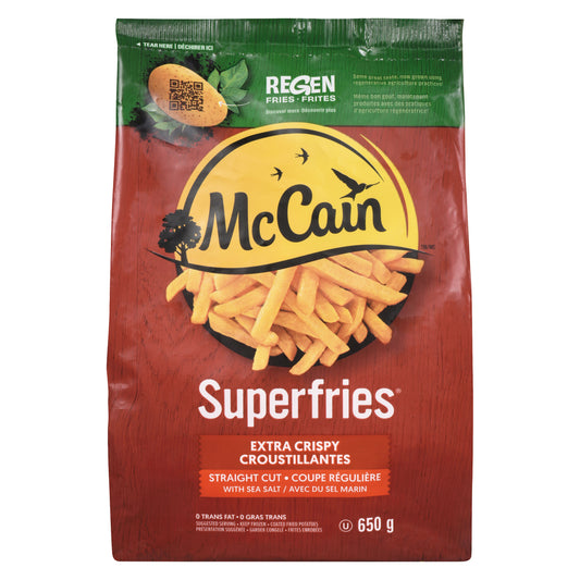 MCCAIN EXTRA CRISPY FRIES, 12 X 650 G