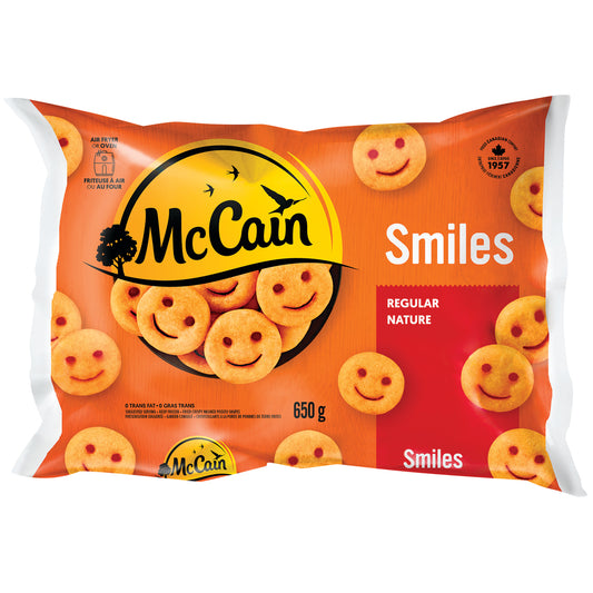 MCCAIN SMILE FRIES, 12 X 650 G