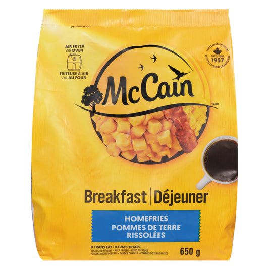 MCCAIN BREAKFAST POTATOES, 12 X 650 G