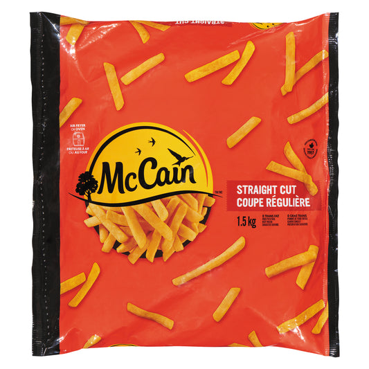 MCCAIN REGULAR CUT FRIES, 6 X 1.5 KG