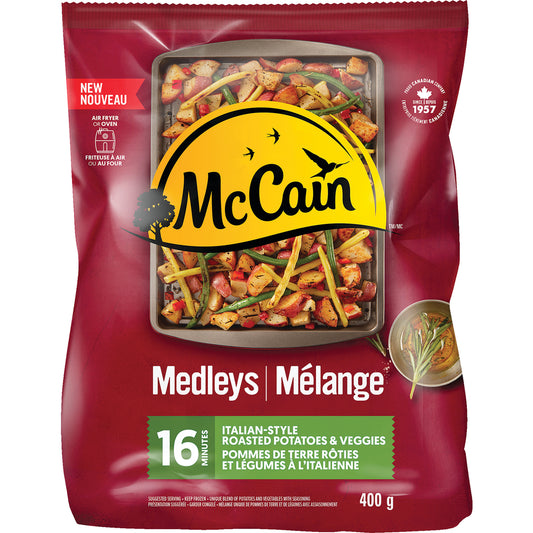 MCCAIN ITALIAN ROASTED VEGETABLES, 12 X 400 G