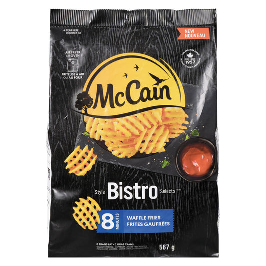 MCCAIN BISTRO WAFFLE FRIES, 12 X 567 G