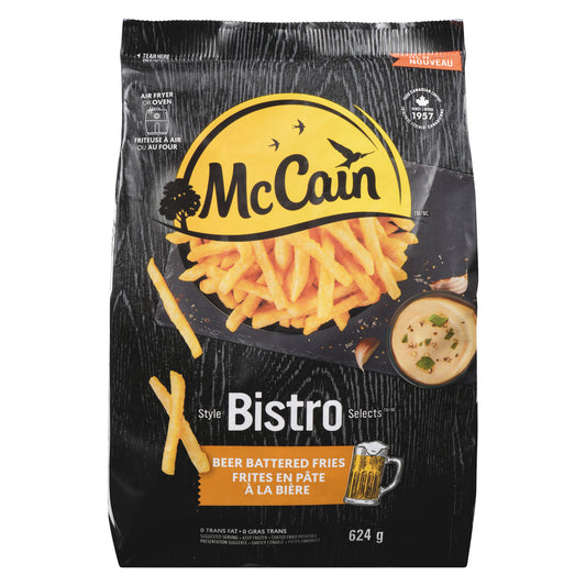 MCCAIN BISTRO BEER BATTER FRIES, 12 X 624 G
