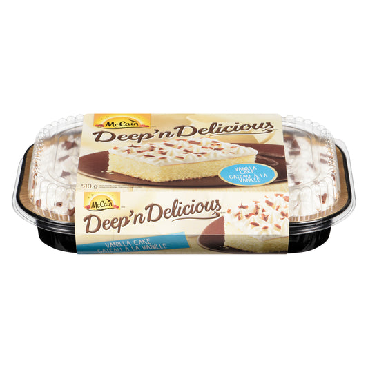 MCCAIN INDIVIDUAL CAKE VANILLA, 6 X 510 G