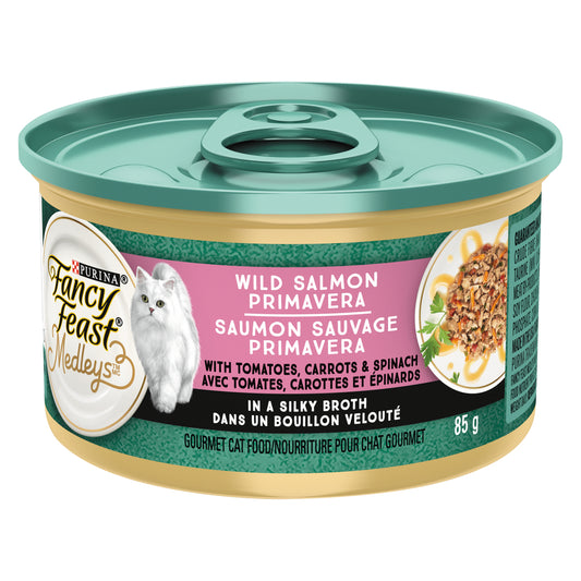 FANCFEST CAT FOOD SALMON PRIMAVERA, 24 X 85 G