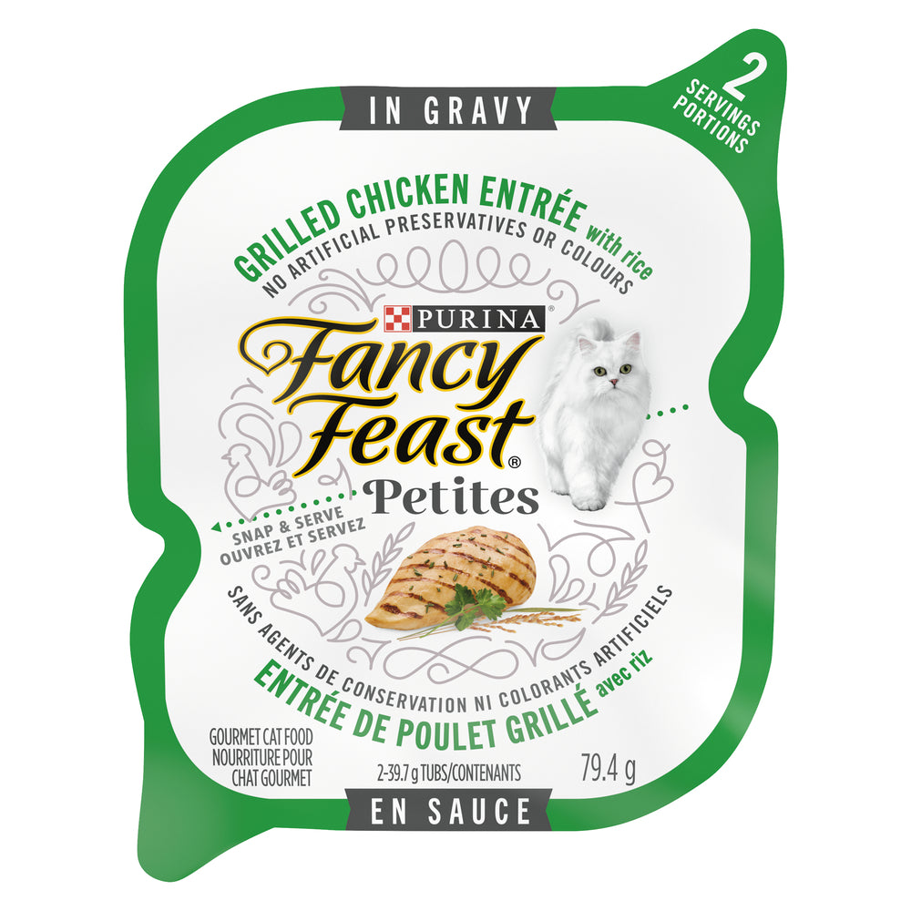 FANCYFEAST SMALL CTFD CHKN GRAVY RICE, 12 X 79.400 G