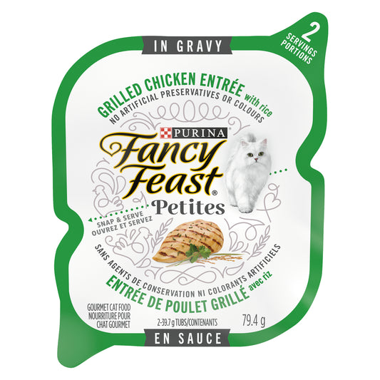 FANCYFEAST SMALL CTFD CHKN GRAVY RICE, 12 X 79.400 G