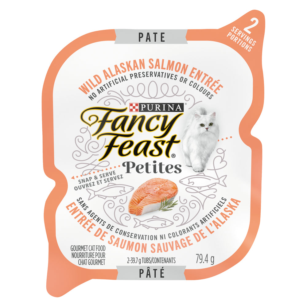 FANCYFEAST CAT FOOD WILD SALMON, 12 X 79.400 G
