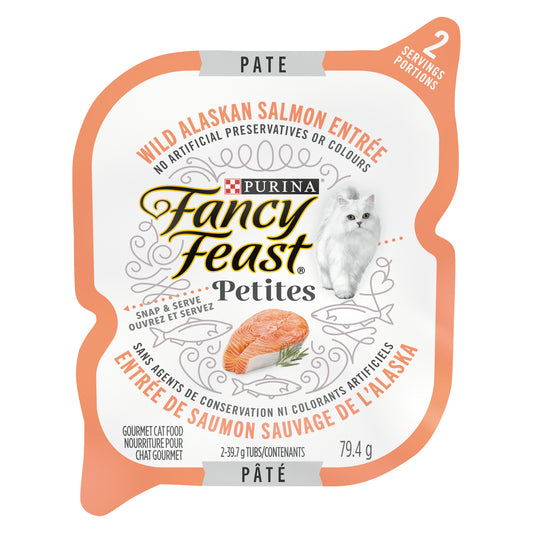 FANCYFEAST CAT FOOD WILD SALMON, 12 X 79.400 G