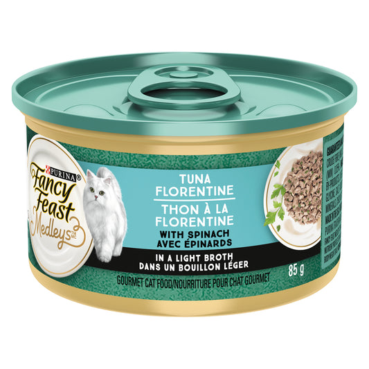 FANCFEST CAT FOOD ELEGANT TUNA FLORENTINE, 24 X 85 G