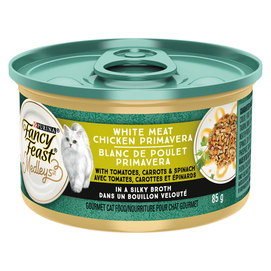 FANCFEST CAT FOOD CHICKEN PRIMAVERA, 24 X 85 G