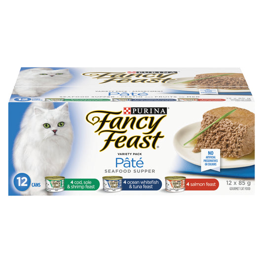FANCFEST CAT FOOD SEAFOOD, 2 X 12 X 85 G