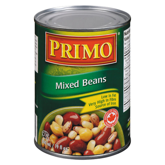 PRIMO MIXED BEANS, 24 X 540 ML